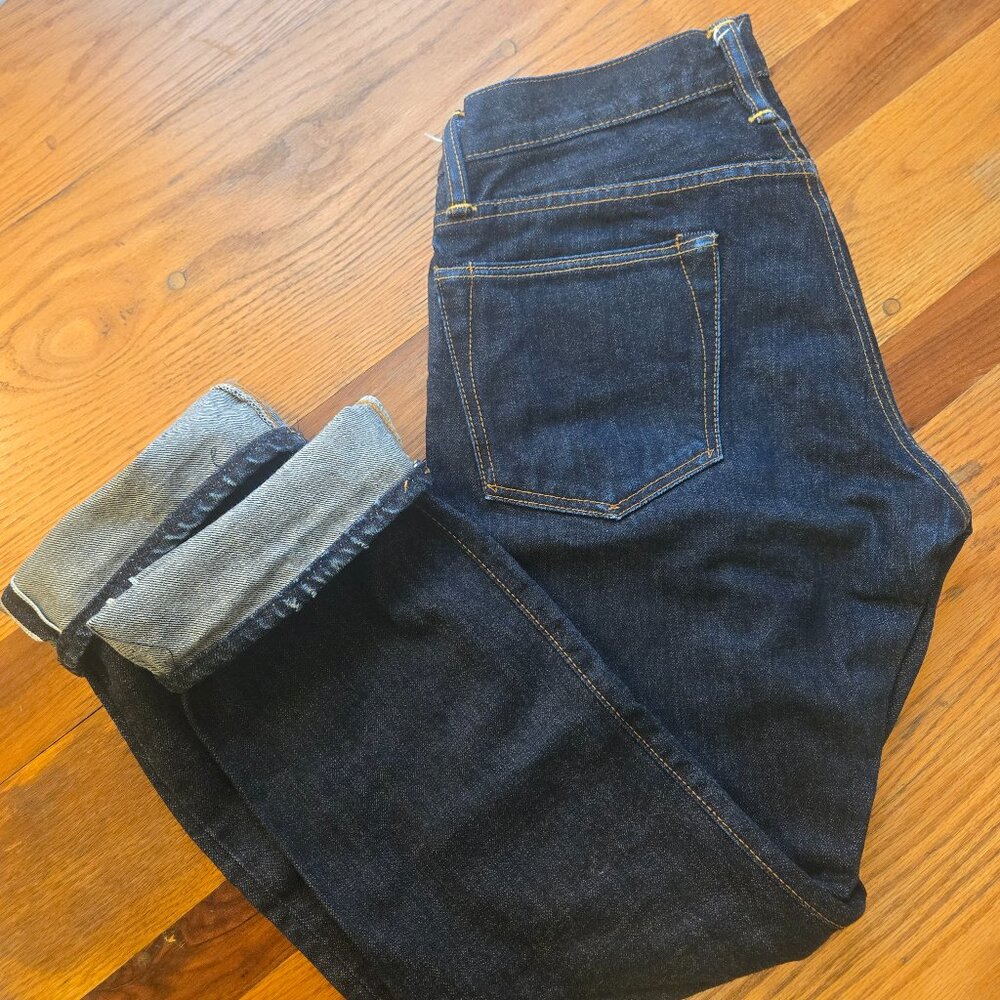RRL Slim Fit Japanese Selvedge Denim - 30/28 - Indigo Rinse